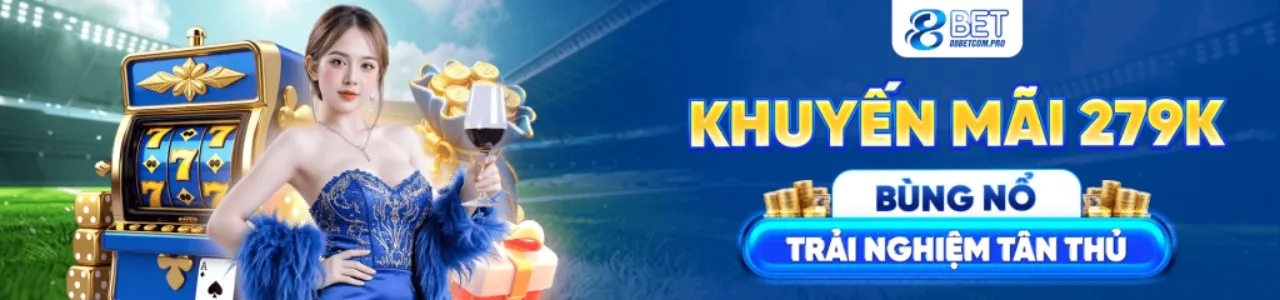 Sân vận động bóng đá với ánh đèn rực rỡ và logo PK8859